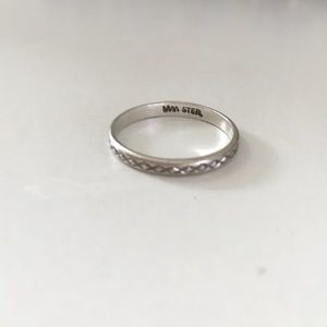 Sterling silver ring